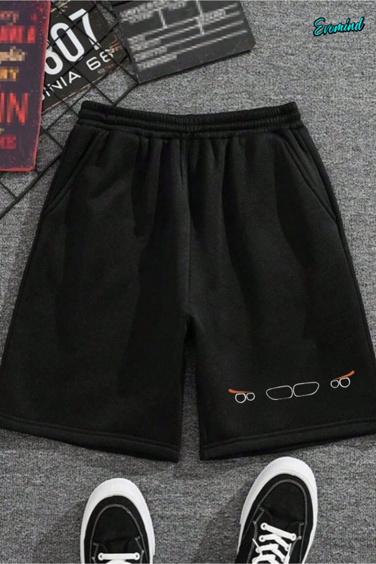 Evomind Baskılı Unisex Şort