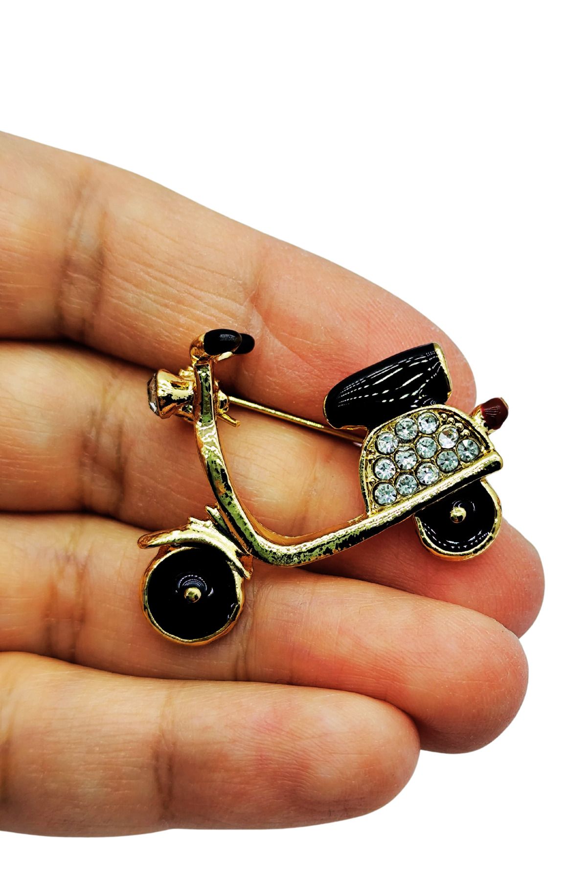 BB Retro Rüzgarı Scooter Broş