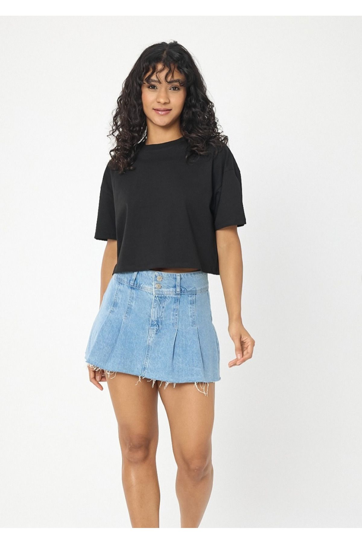 Qool Collection Yeni Sezon Oversize Crop