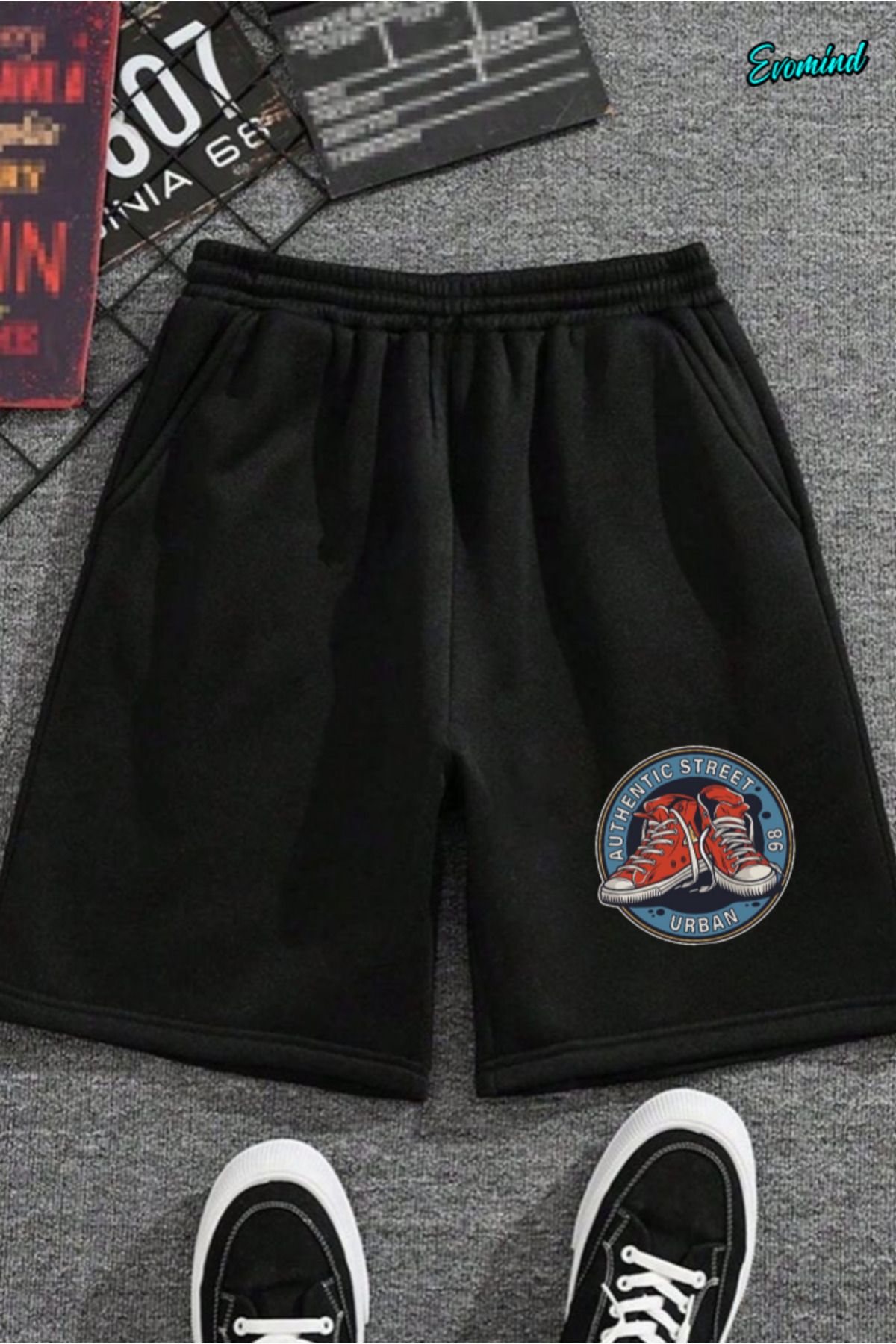 Evomind Baskılı Unisex Şort