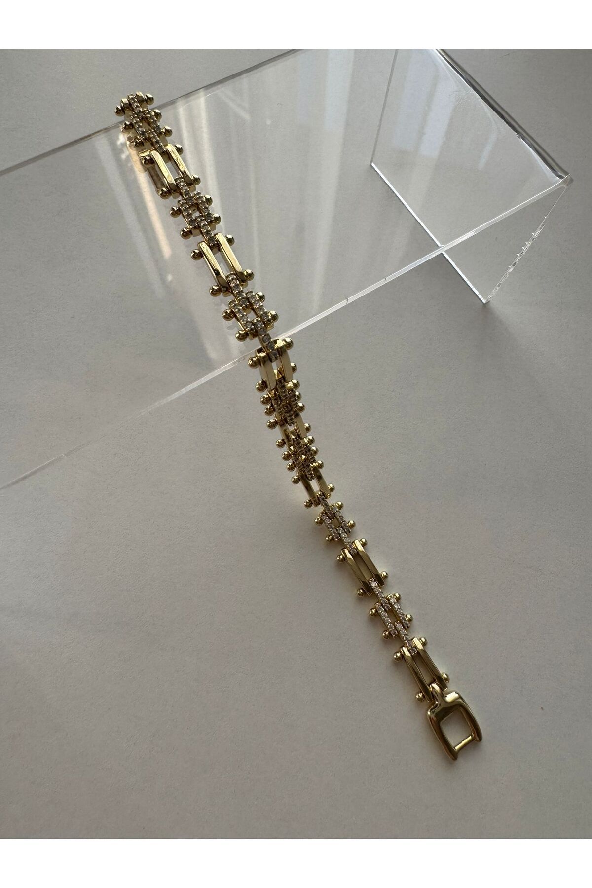 MODA 14K Vip Seri Taşlı Bileklik 18 cm
