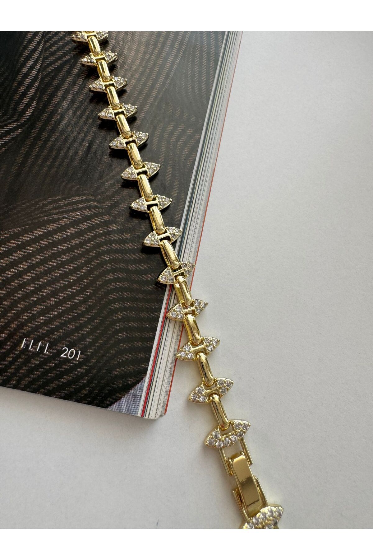 MODA 14K Vip Seri Kadın Taşlı Bileklik 18 cm