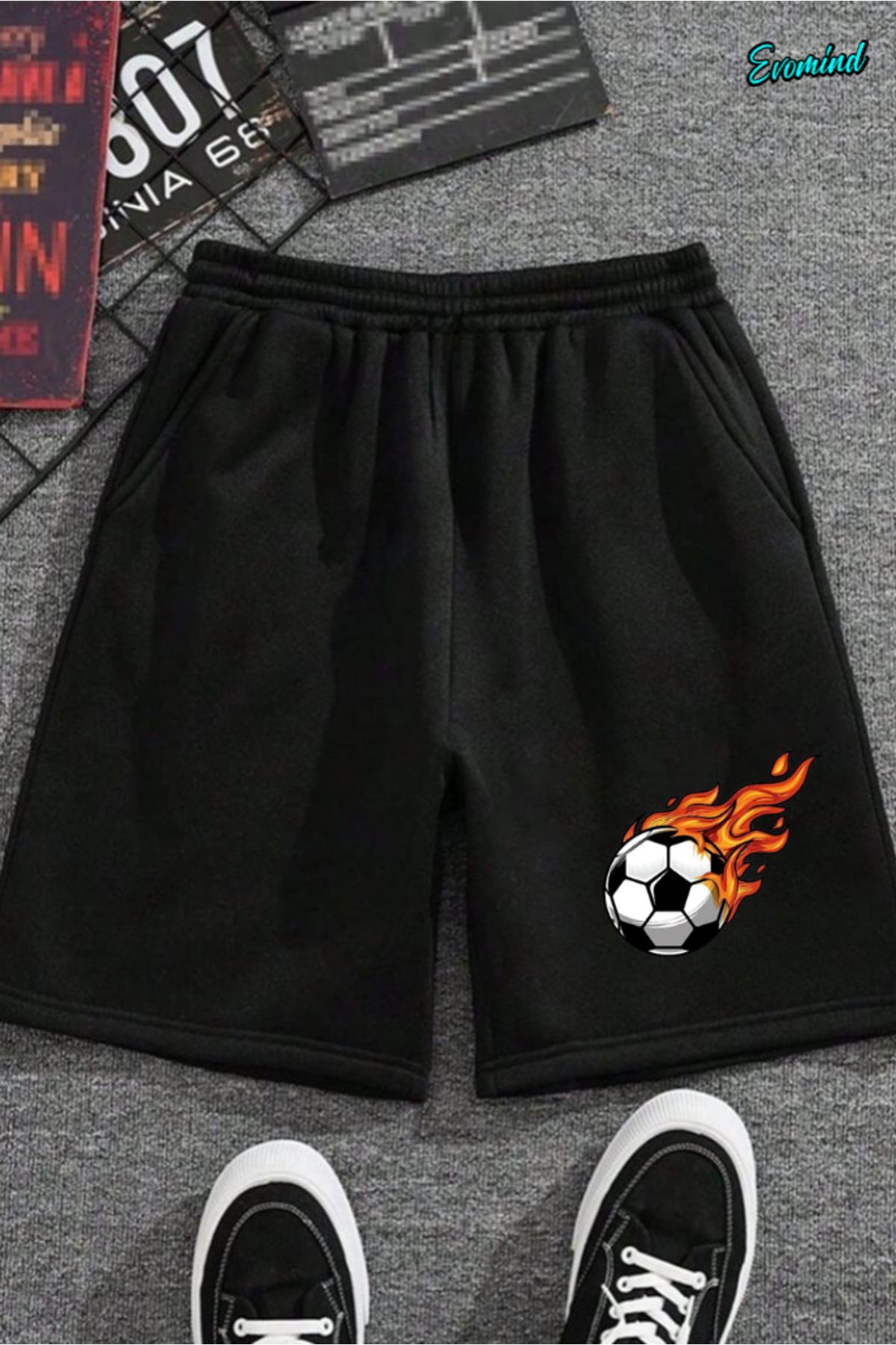 Evomind Baskılı Unisex Şort