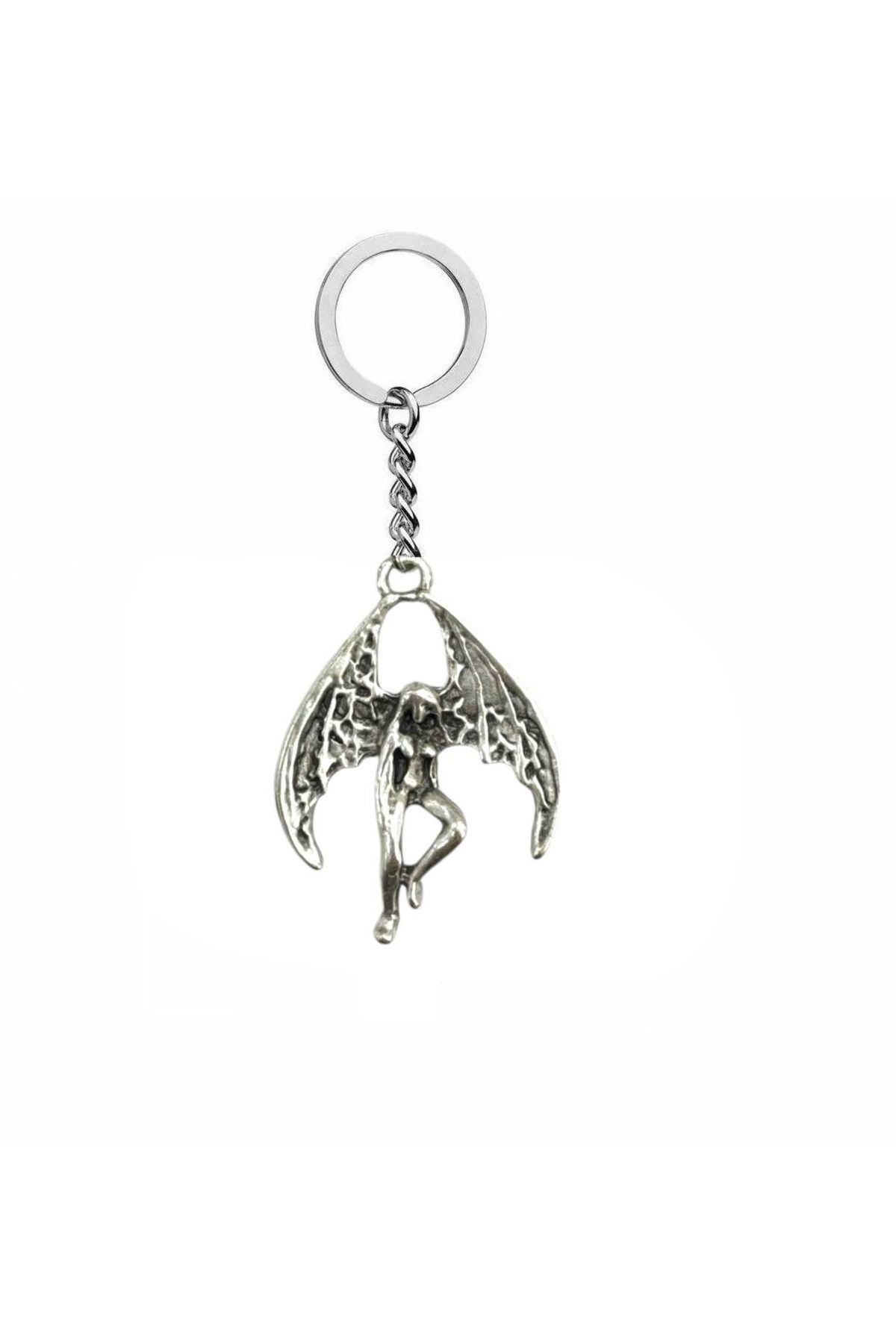 Herşey Nota Harpy Tasarımlı Gotik Metal Anahtarlık – Unisex Anahtarlık Modeli – Mitolojik Figürlü Aksesuar