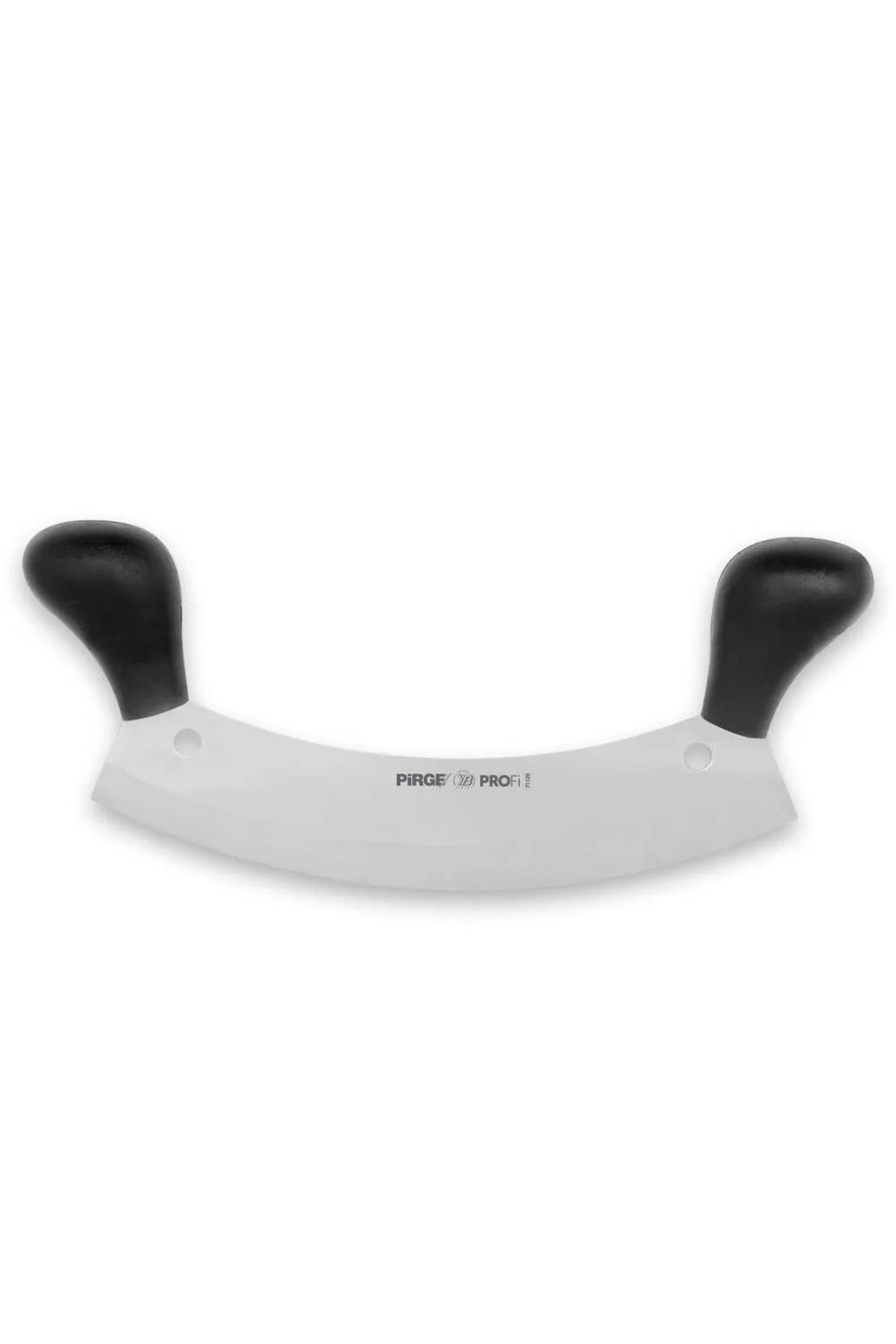 Belle Fusion 71120 Profi Kıyma, Pizza Satır, Zırh Bıçağı 26 Cm - Siyah Çift Saplı