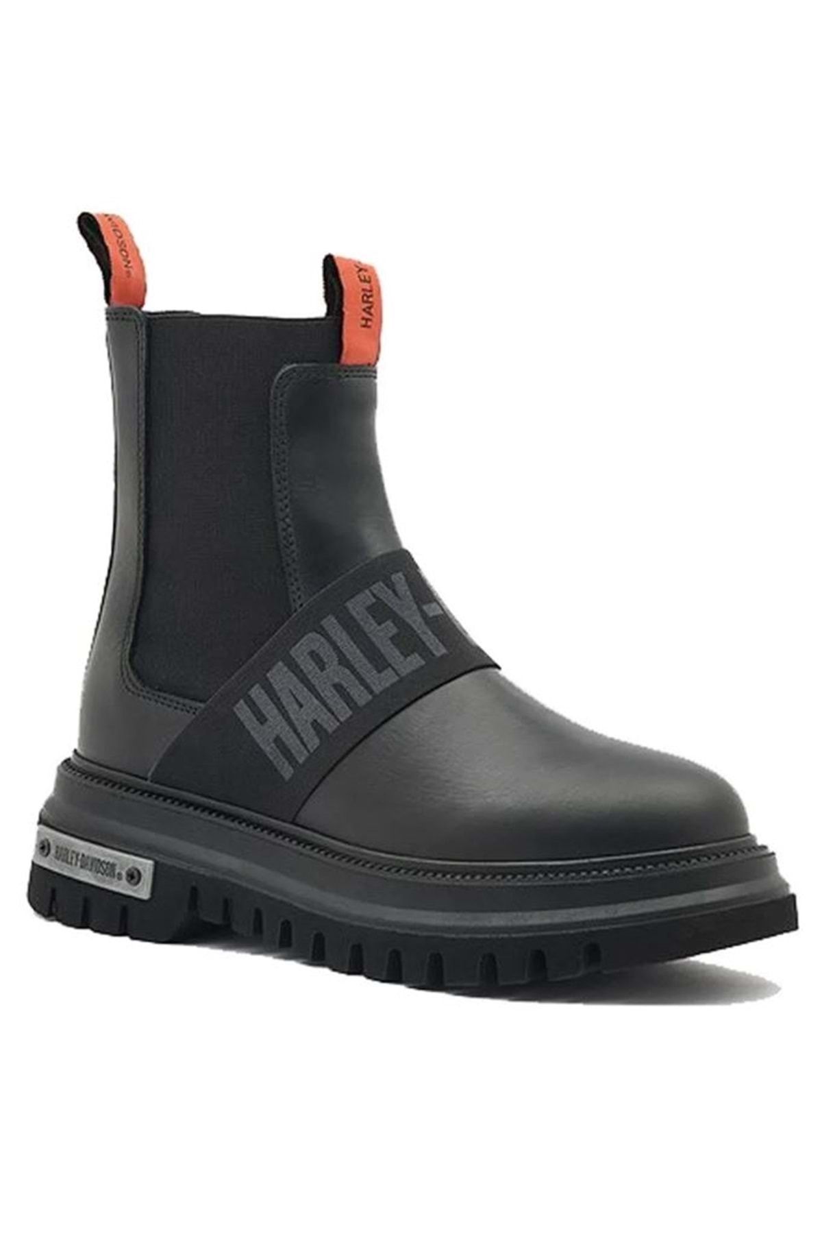 Harley Davidson 021Z100563 Nefud Deri Kadın Bot SİYAH