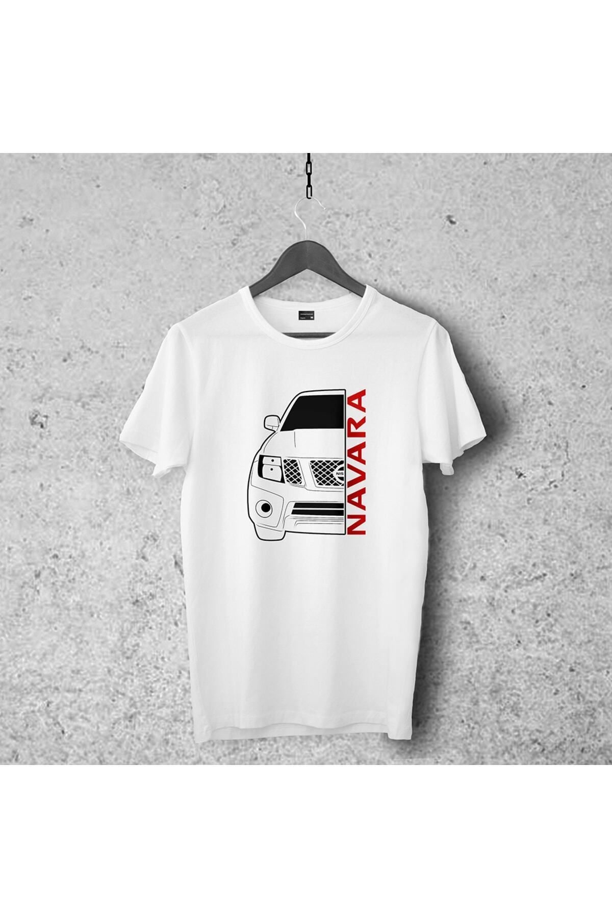 Pisa Art Nissan Navara Tasarımlı Tshirt 2, Unisex Premium Çatlama Solma Yapmaz , Otomobil