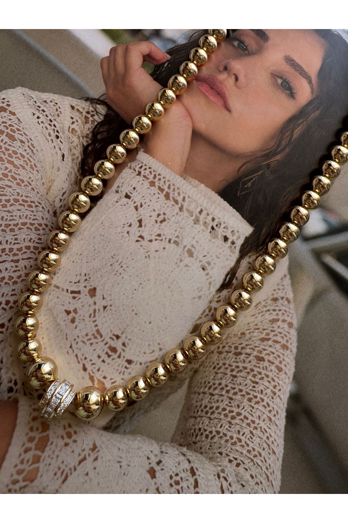 MODA 14K Vip Seri Çelik Kolye