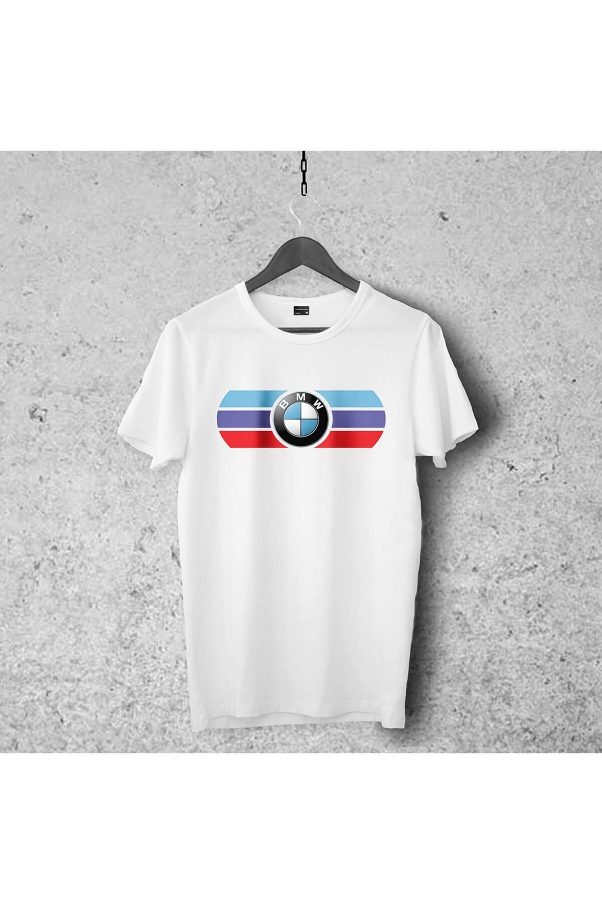 Pisa Art Bmw Amblem Tasarımlı Tshirt 14, Unisex Premium Çatlama Solma Yapmaz , Otomobil