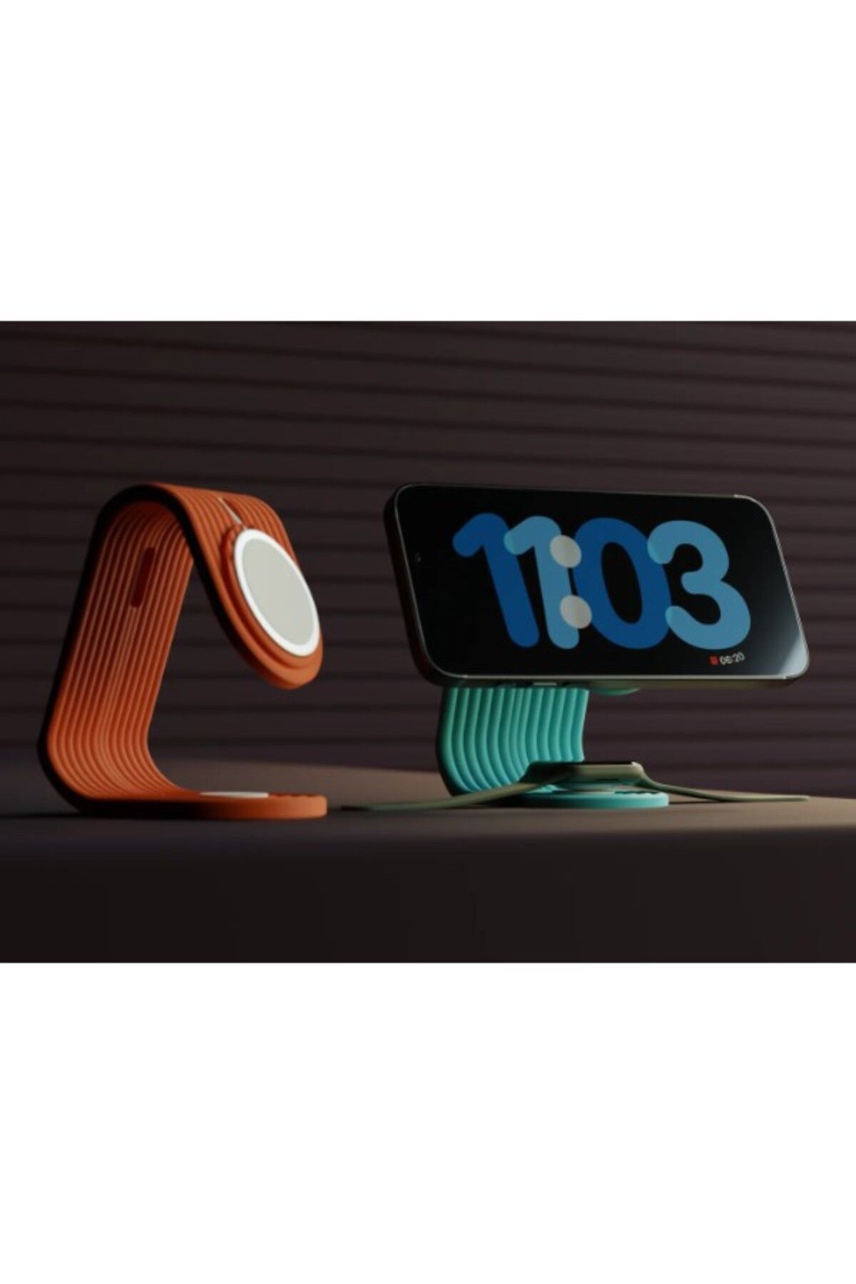 Lumina3D Apple Magsafe & Apple Watch Şarj Standı (Magsafe Şarj Aleti Dahil Değildir.)