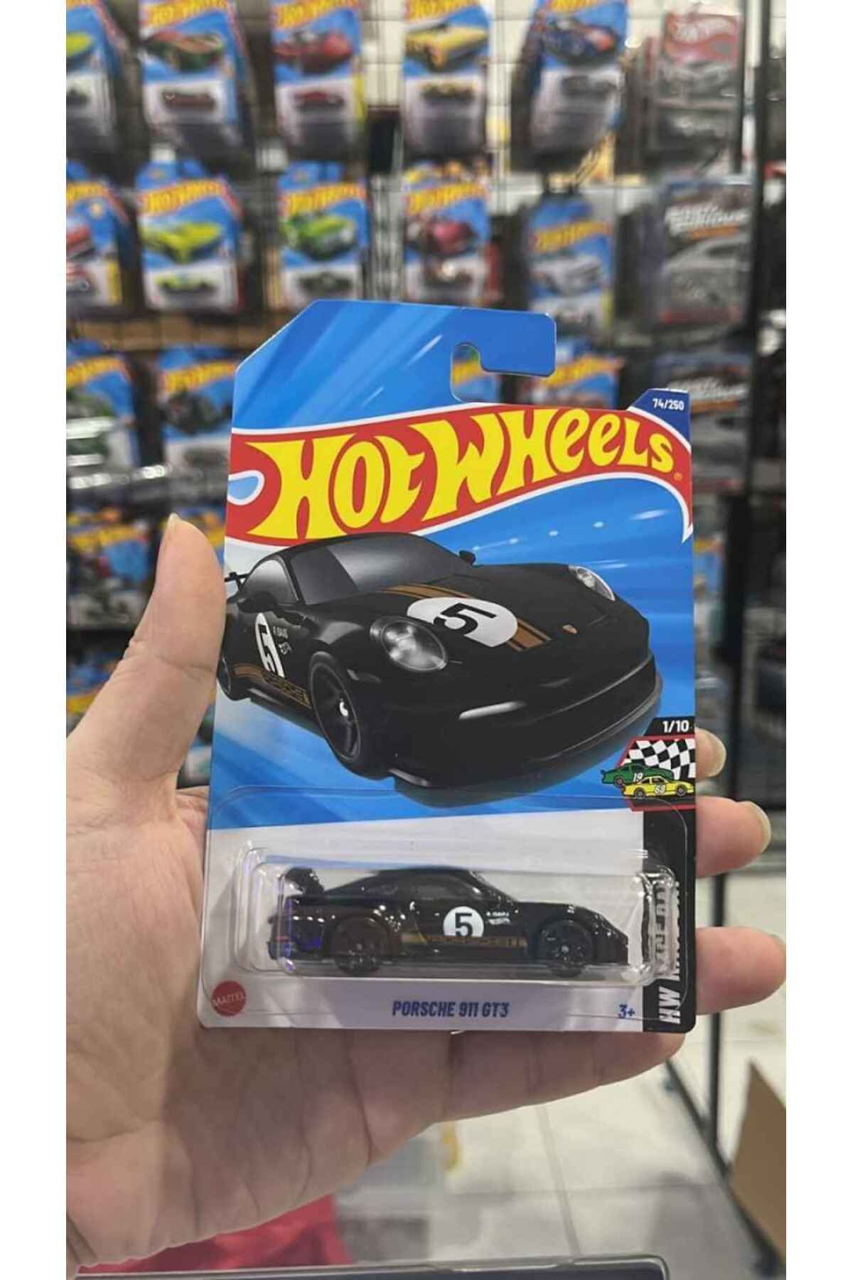 HOT WHEELS Porsche 911 GT3 Uzun Kart Yurtdışı Model Değerli Koleksiyonluk Araç