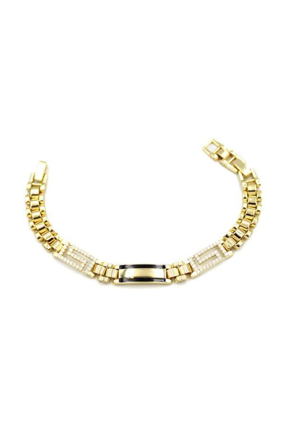 Pink Stil Xuping Vip Bileklik - 14K Altın