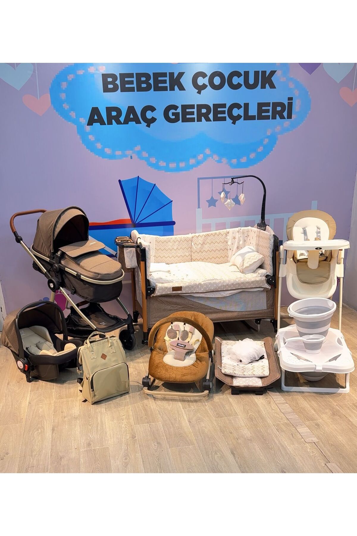TURHAN BEBE Yeni Doğan SİRUS Lüx Bebek Çeyiz Seti (20 Parça)
