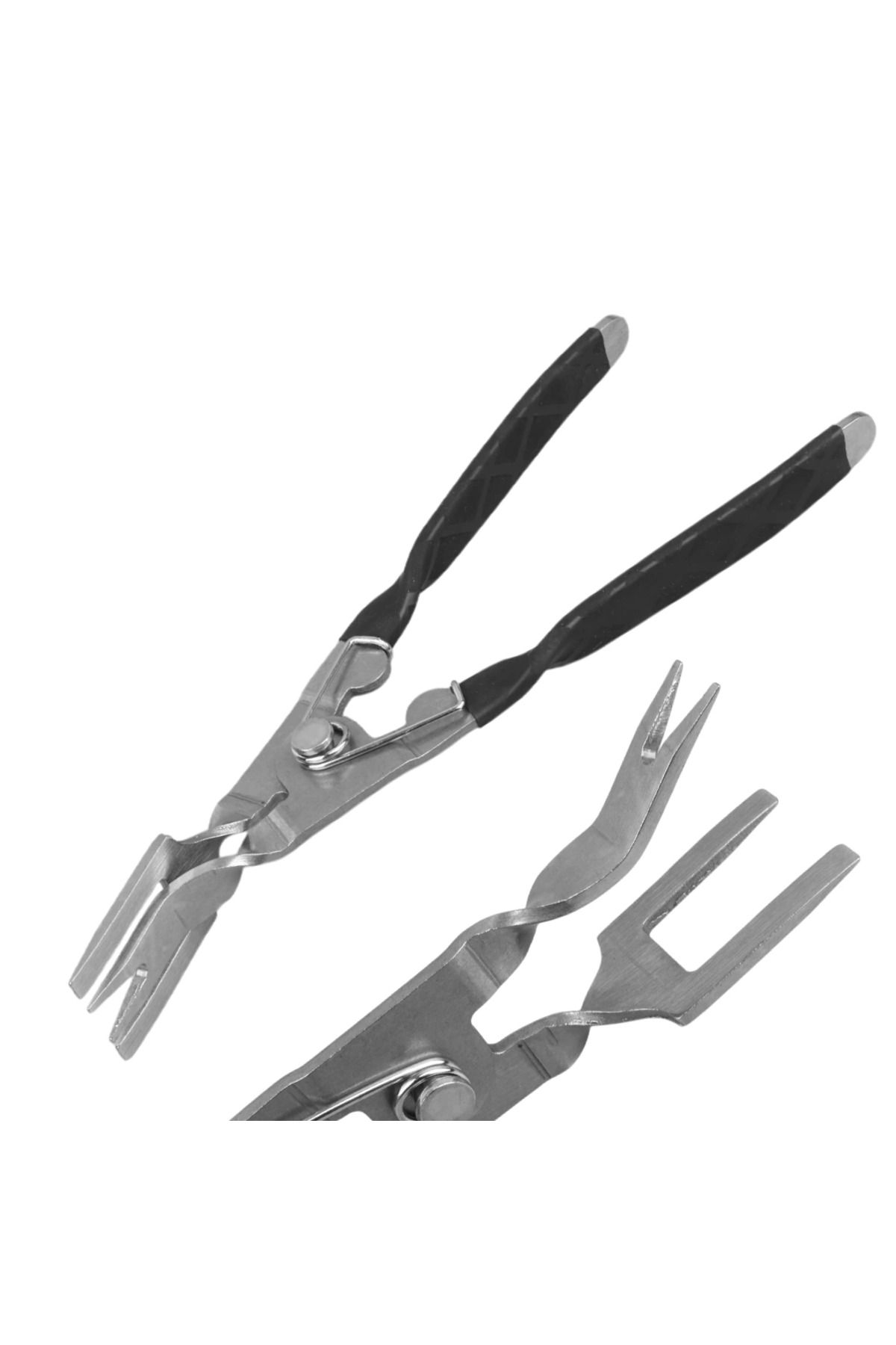 EGstore ARABA FAR TAMİR PENSESİ İÇ KLİPS KAUÇUK YÜZÜK ÇIKARMA PENSESİ PASLANMAZ ÇELİK (85X230MM) (5047)