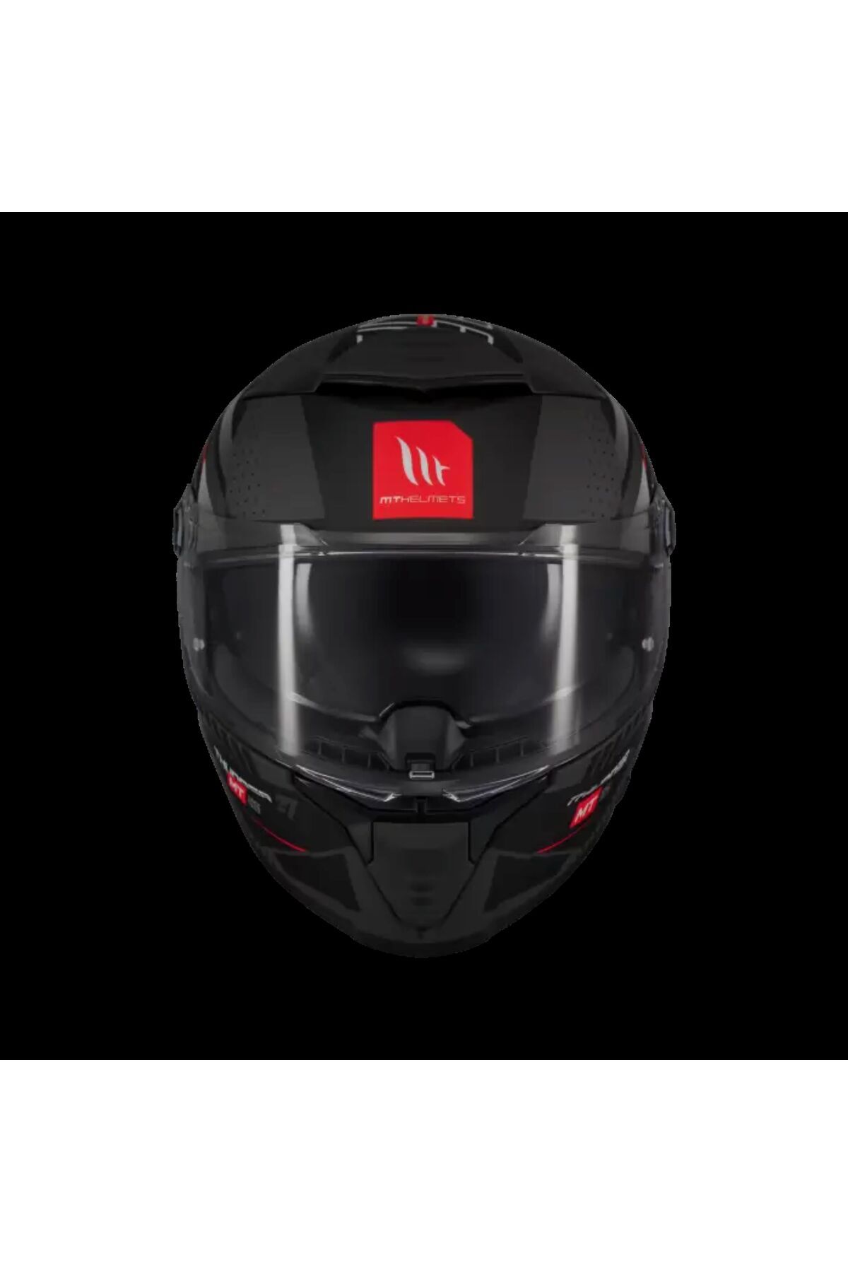 MT HELMETS THUNDER 4 SV LUMİNENCE D1 MAT GRİ/SİYAH - 3