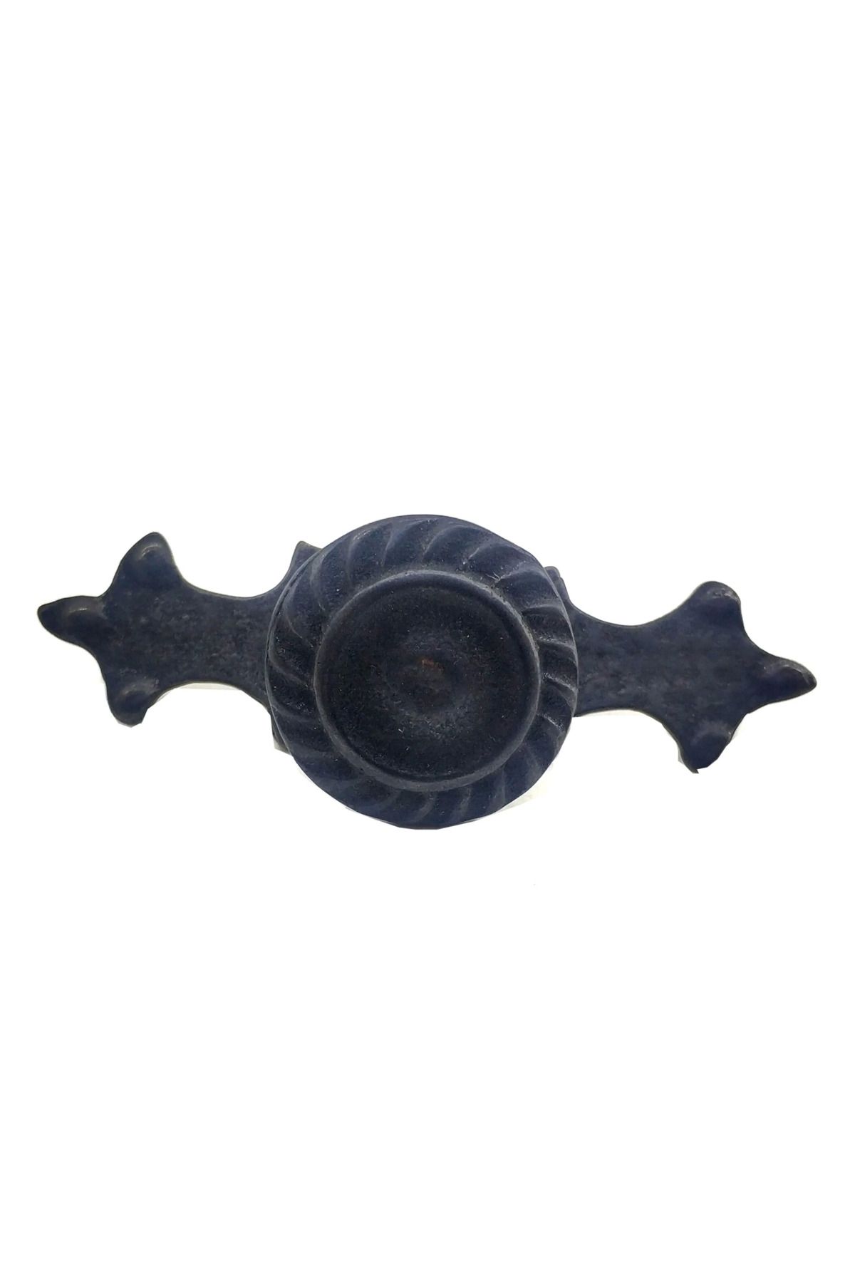 Belle Fusion Antika Tarz Dekoratif Pirinç Çizgili Düğme - 35x100 Mm, Büyük, Oksit