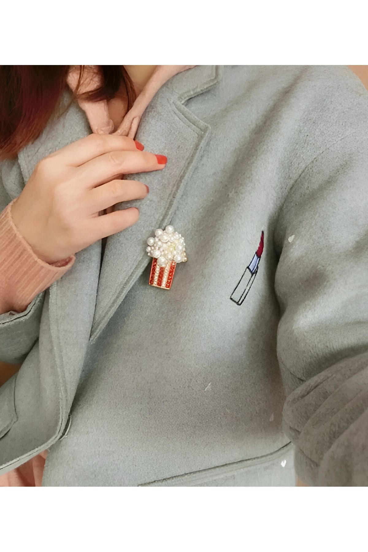 Tudivanyu Aksesuar POPCORN BROŞ