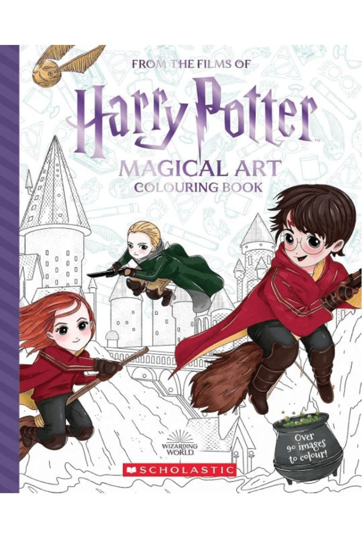 Scholastic Harry Potter: Magical Art Colouring Book / Cala Spinner / Scholastic / 9780702317804
