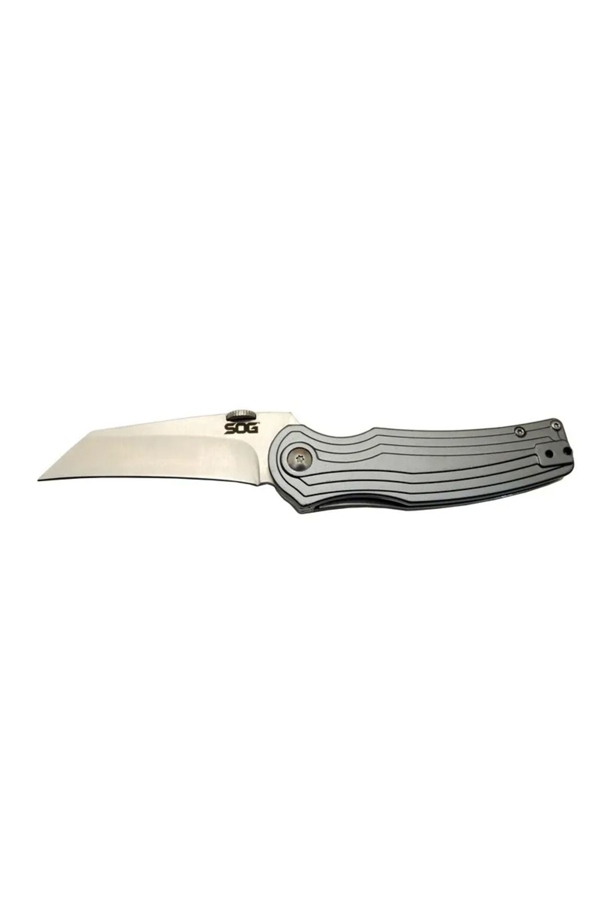 Vemora Pinkerton 0689 Gri Kamp Çakı 18cm - Yarı Otomatik, Kemerlikli, Kutulu