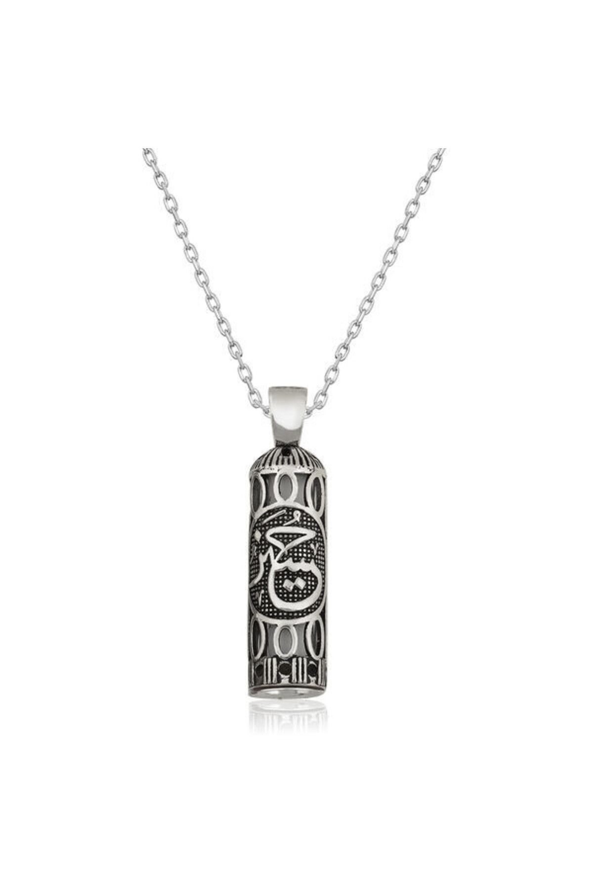 shop HüseyinYazılı Çevşen Erkek 925 Ayar Gümüş Kolye