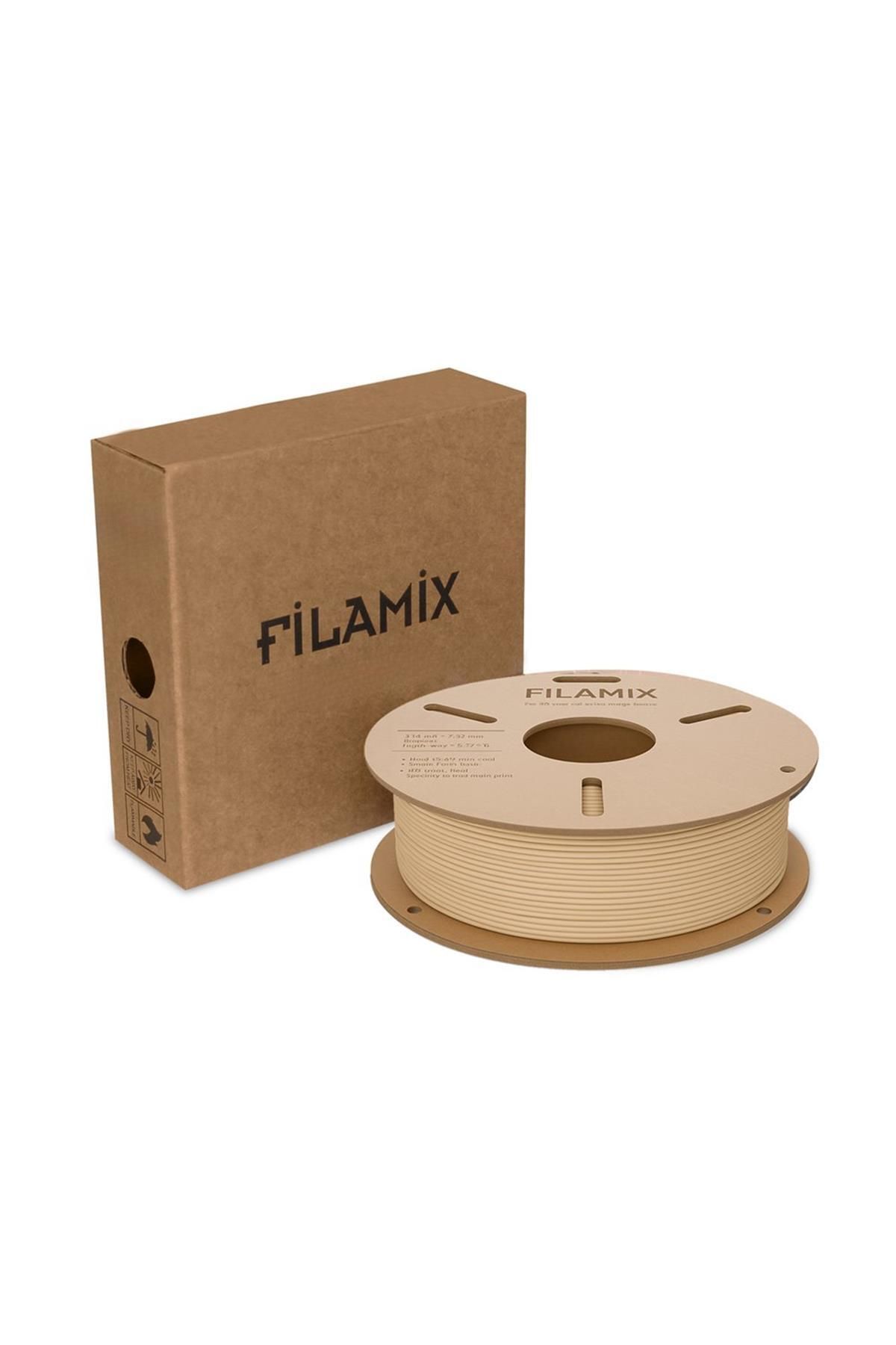 FİLAMİX Urhanshop Filamix Rapid Petg Bej Filament 1.75mm 1000Gr