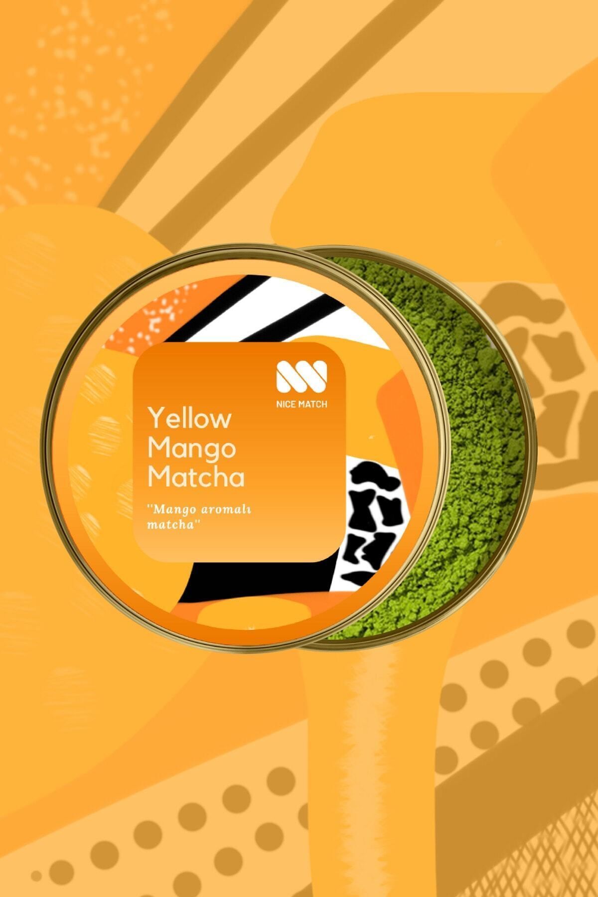 Nice Match Yellow Mango Matcha - Mango Aromalı Matcha 25 gr