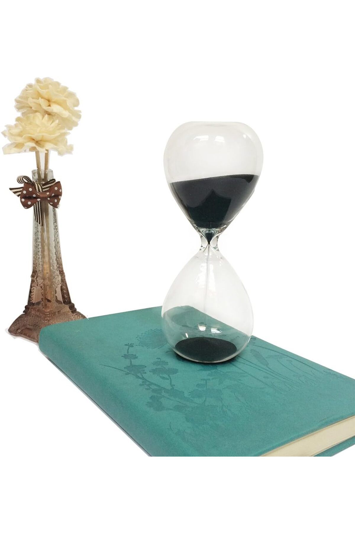 Generic-HoveBeaty Hourglass, Hand-Blown Sand Timer Set for Time Management 15 Minutes Durable Glass Constru 2