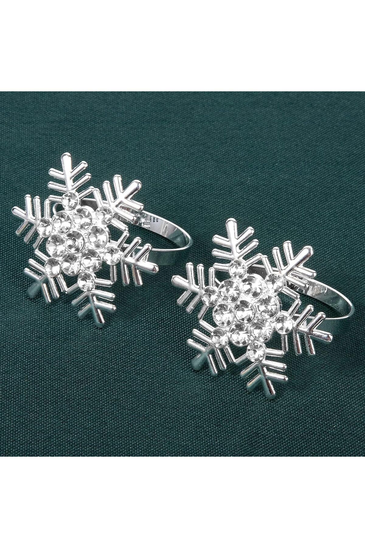 Generic-Excefore 8 Piece Napkin Ring Set for Elegant Table Settings 2
