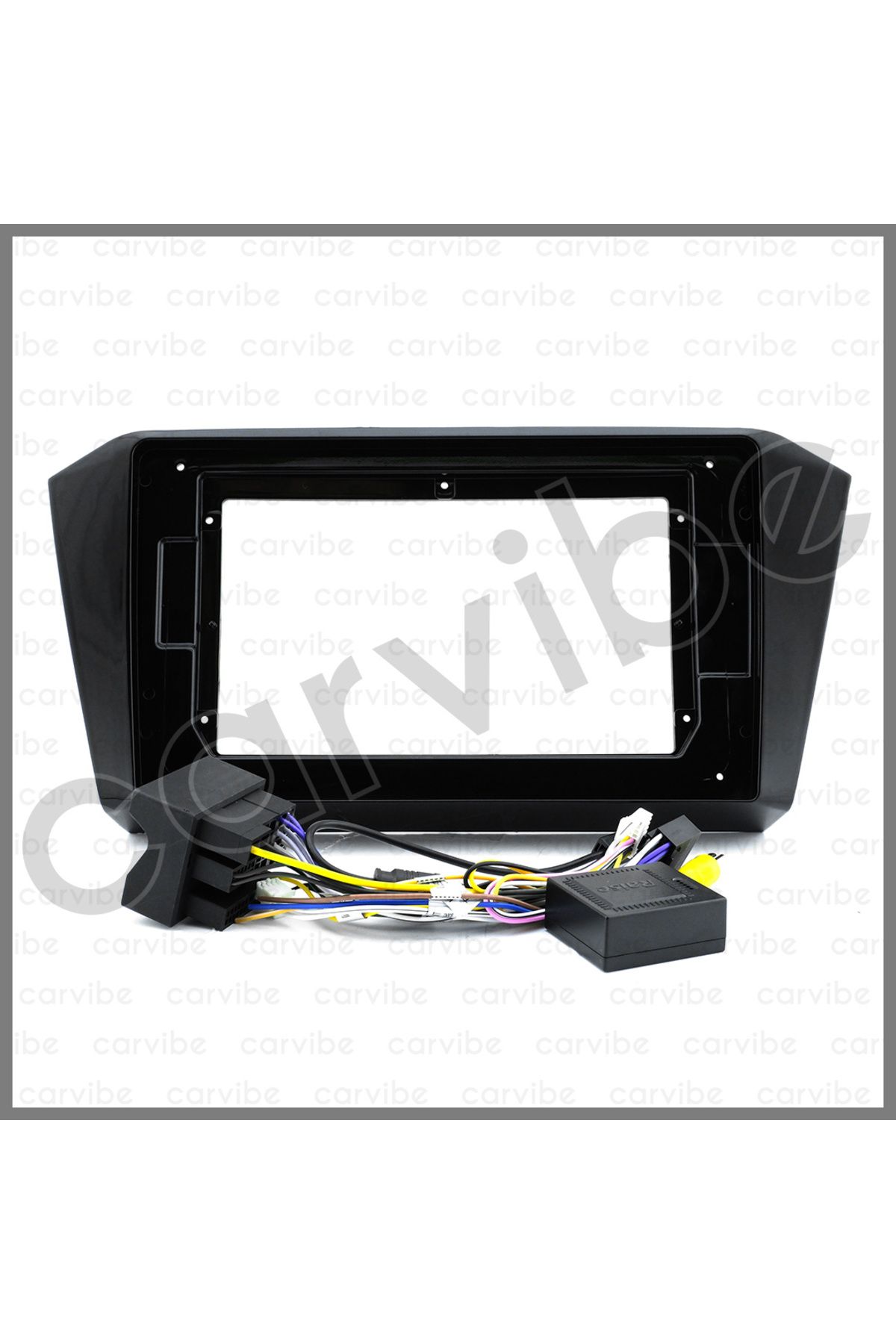 Carvibe VOLKSWAGEN B8 SİYAH ANDROID TEYP ÇERÇEVE (10 INCH) - SOKET