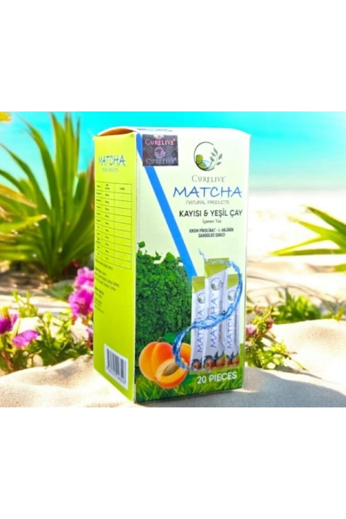 CURELIVE %100 Doğal Matcha Çayı –(20 adet)