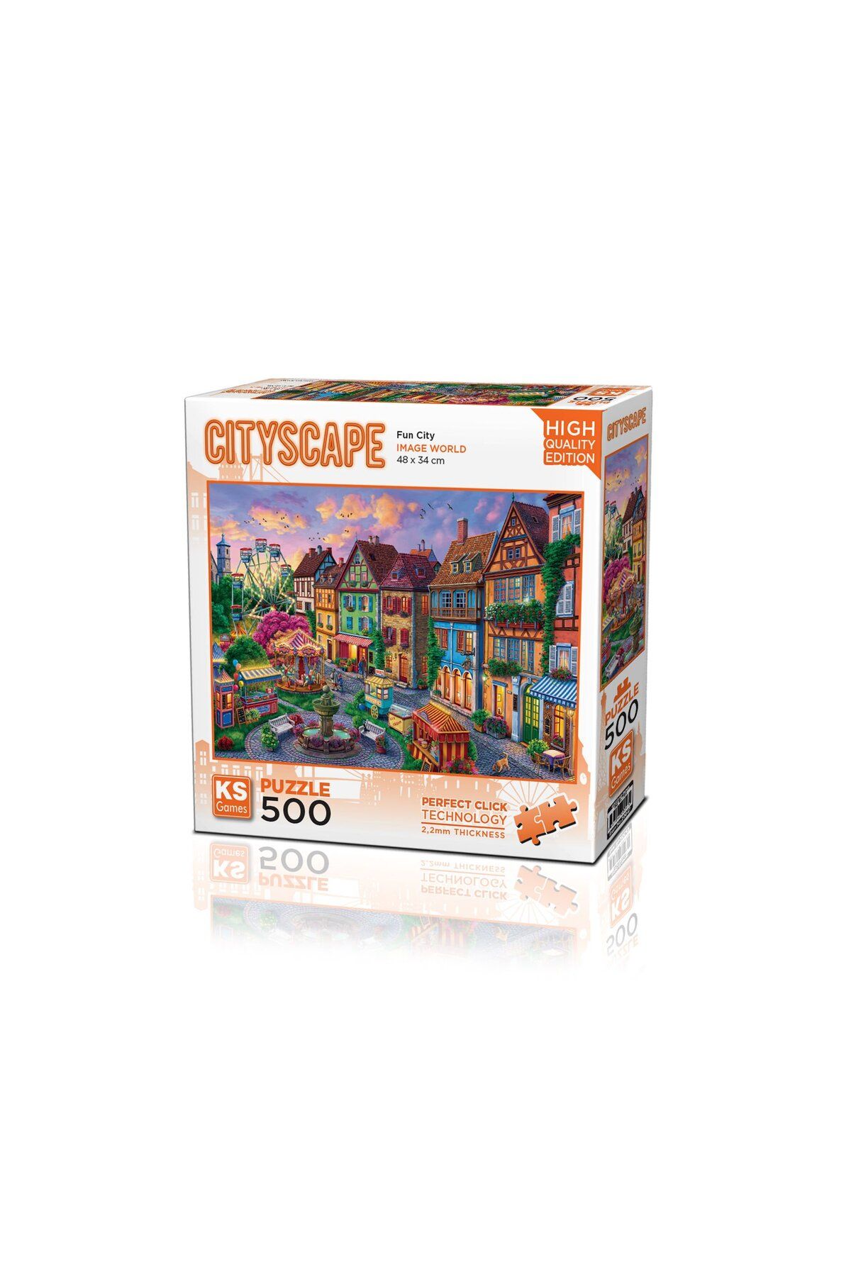 swilex Puzzle 500 Parça Cityscape Fun City