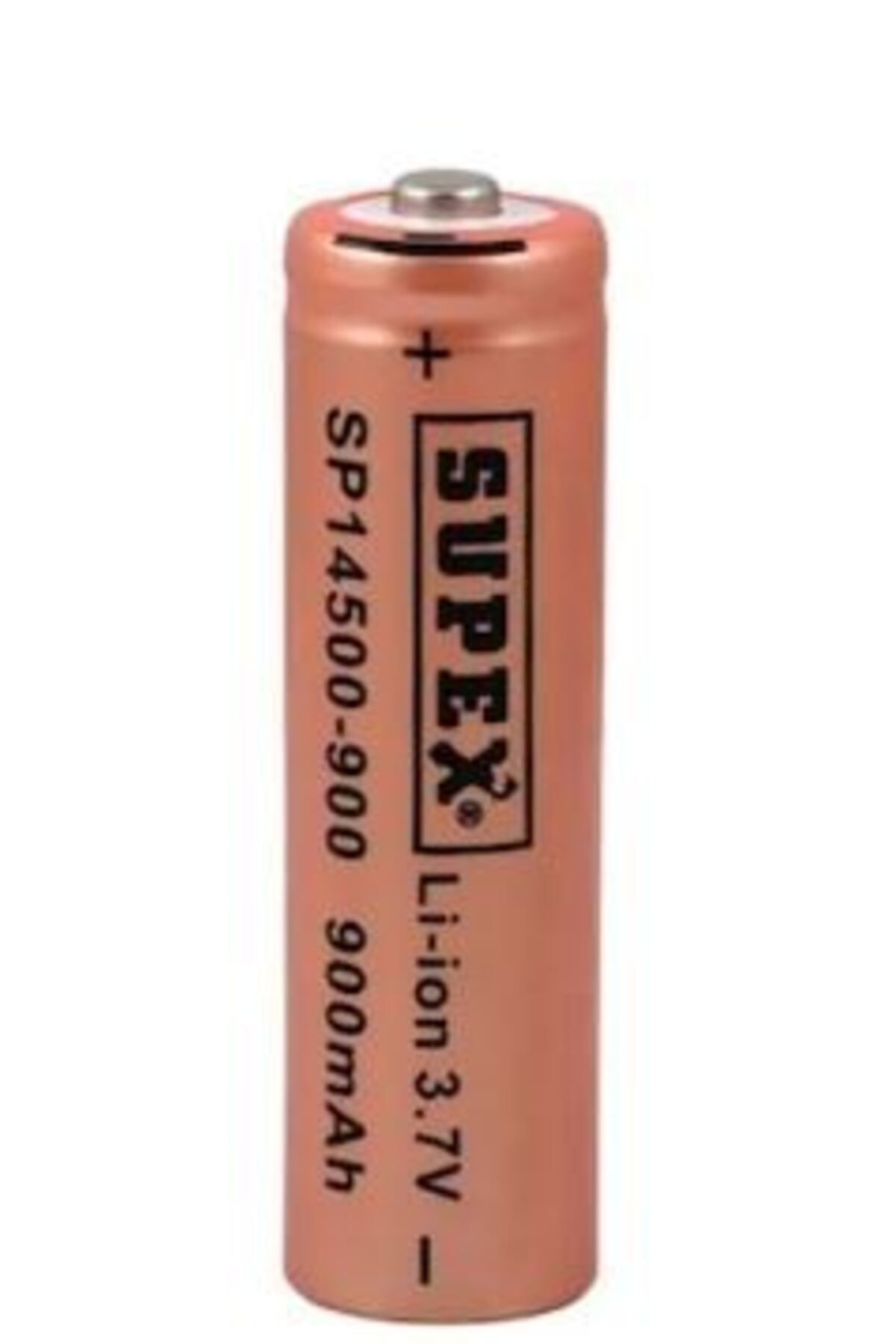 Vemora SUPEX SP14500-900S LİTYUM ION 3.7V 900MAH ŞARJ EDİLEBİLİR BAŞLIKLI PİL (5166)