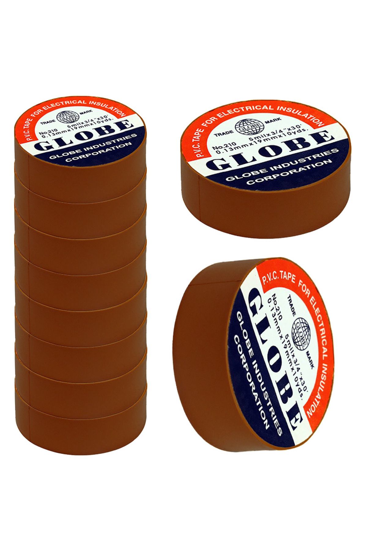 swilex GLOBE 0.13MMX19 MM KAHVERENGİ İZOLE BANT (10LU PAKET)
