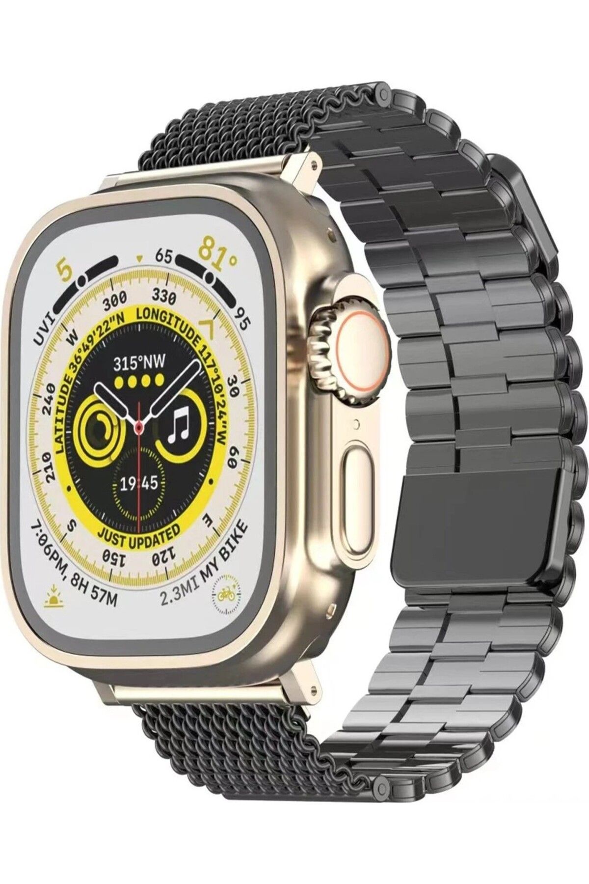 Zentico Apple Watch Uyumlu Ascend Metal Kordon – Paslanmaz Çelik, Ayarlanabilir, Şık Tasarım