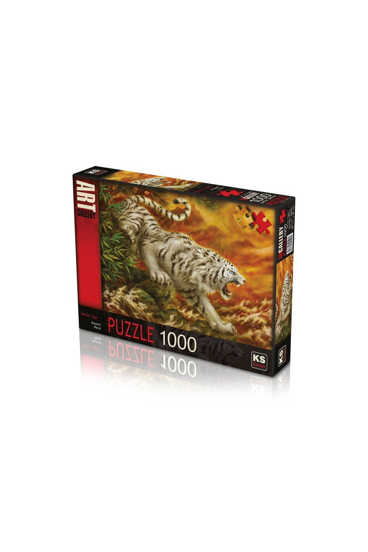 swilex Puzzle 1000 Parça White Tiger Beyaz Kaplan