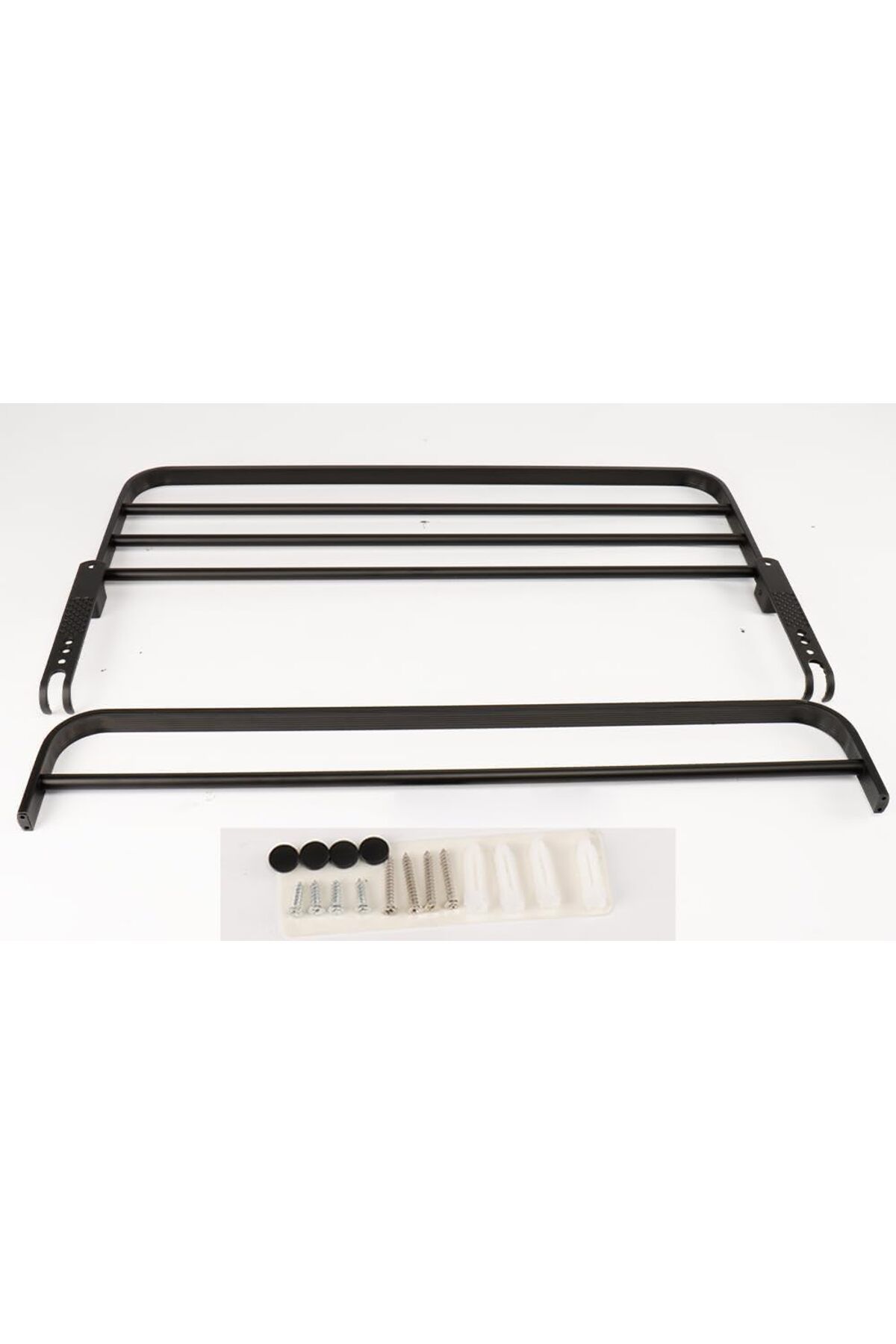 Generic-Excefore Towel Rack for Bathroom, 40 cm Wall-Mounted Towel Holder with Double Bar and Foldable Shel 7