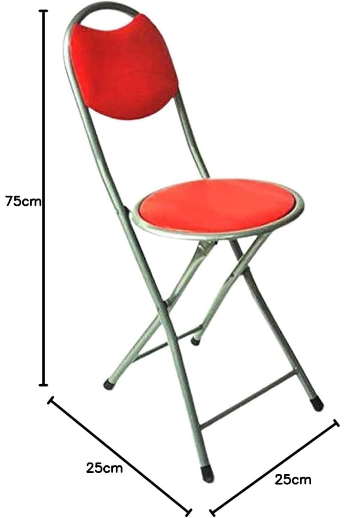 كرسي مريح قابل للطي مع ظهر، كرسي صلاة، كرسي لكبار السن، كرسي تخييم، كرسي