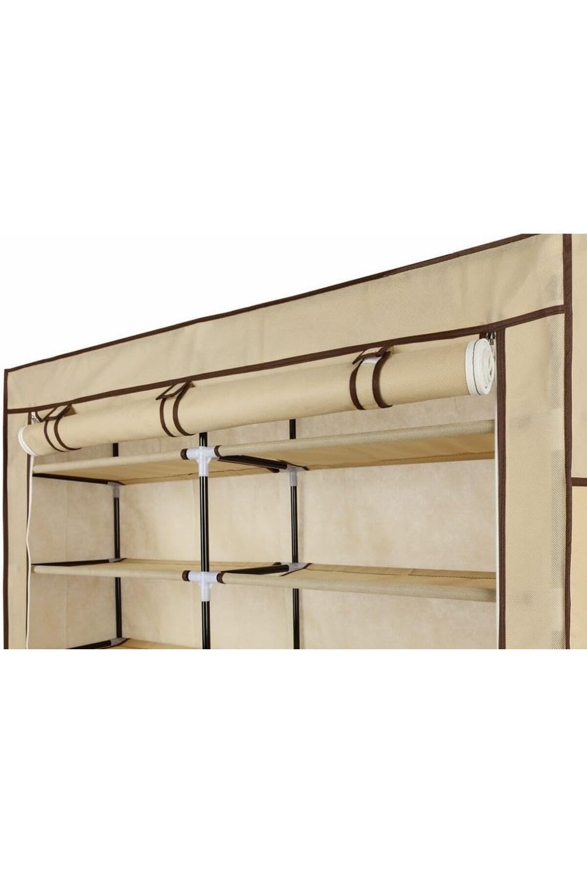 Generic-AsolBD Free Standing Shoe Rack جزامه, With Dust-proof Cover, Multi layer Shoe Storage Shelf Cabinet 5