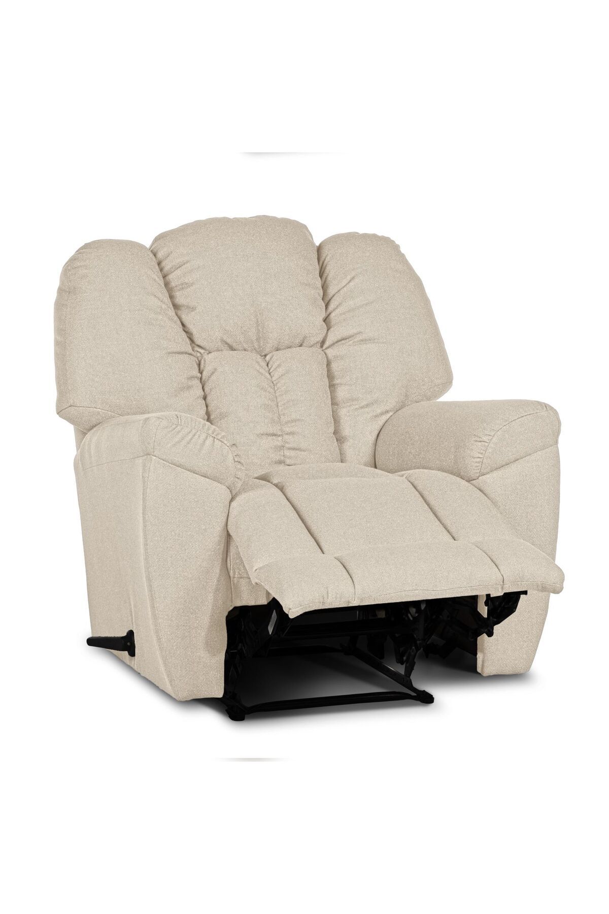 Lazy Vibes-Canvas Recliner Chair | Modern Rocking Chair in Luxury Linen Fabric 2