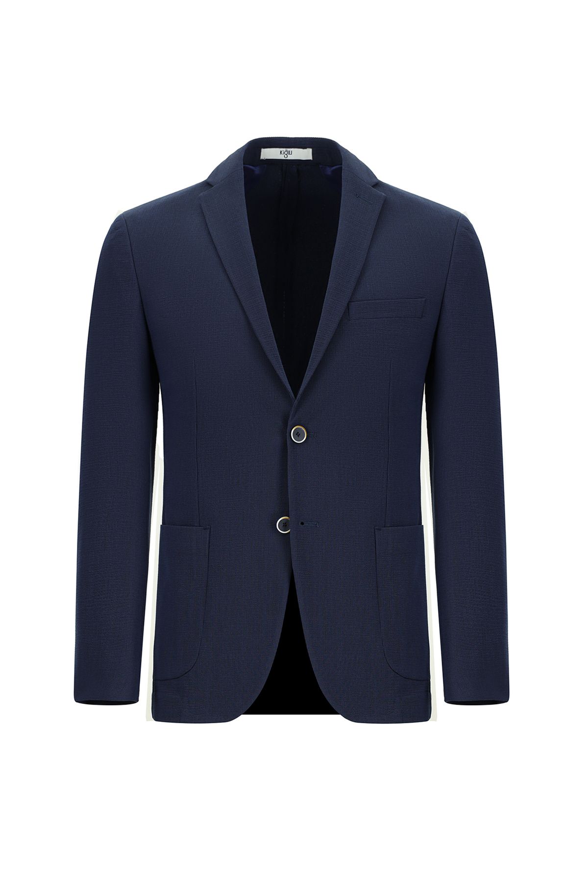 ژاکت Super Slim Fit Extra Slim Cut Seersucker Kiğılı