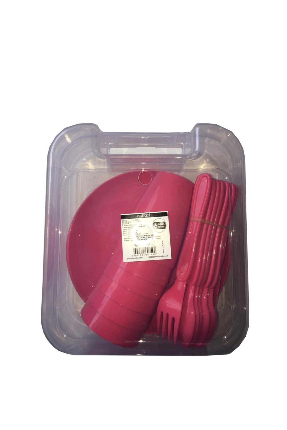 swilex 6 Kişilik Çantalı Piknik Seti