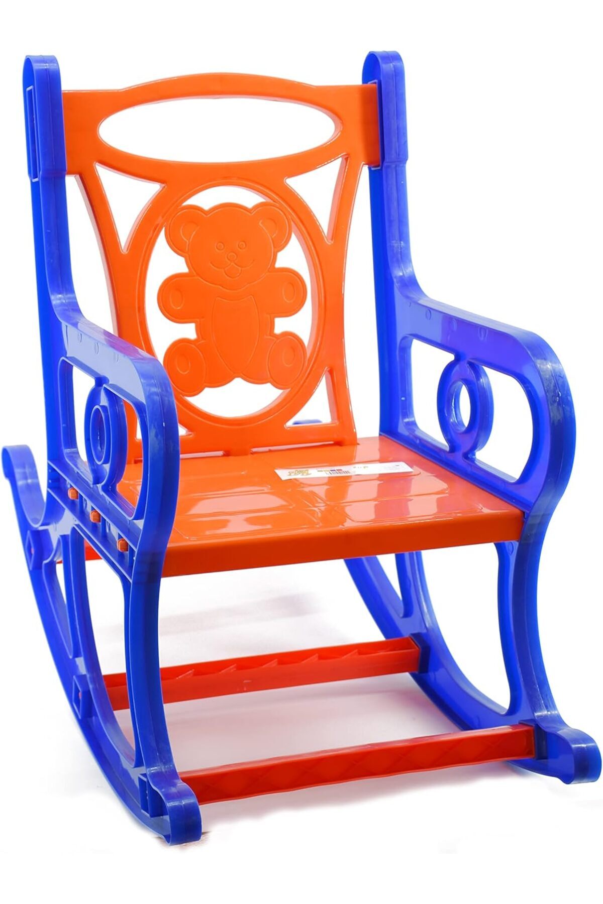 Generic-Rocking Chair (Blue/Orange) 3