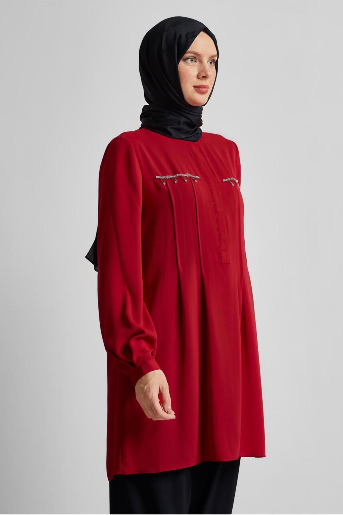 Alvina BONCUK DETAYLI TUNİK 45494