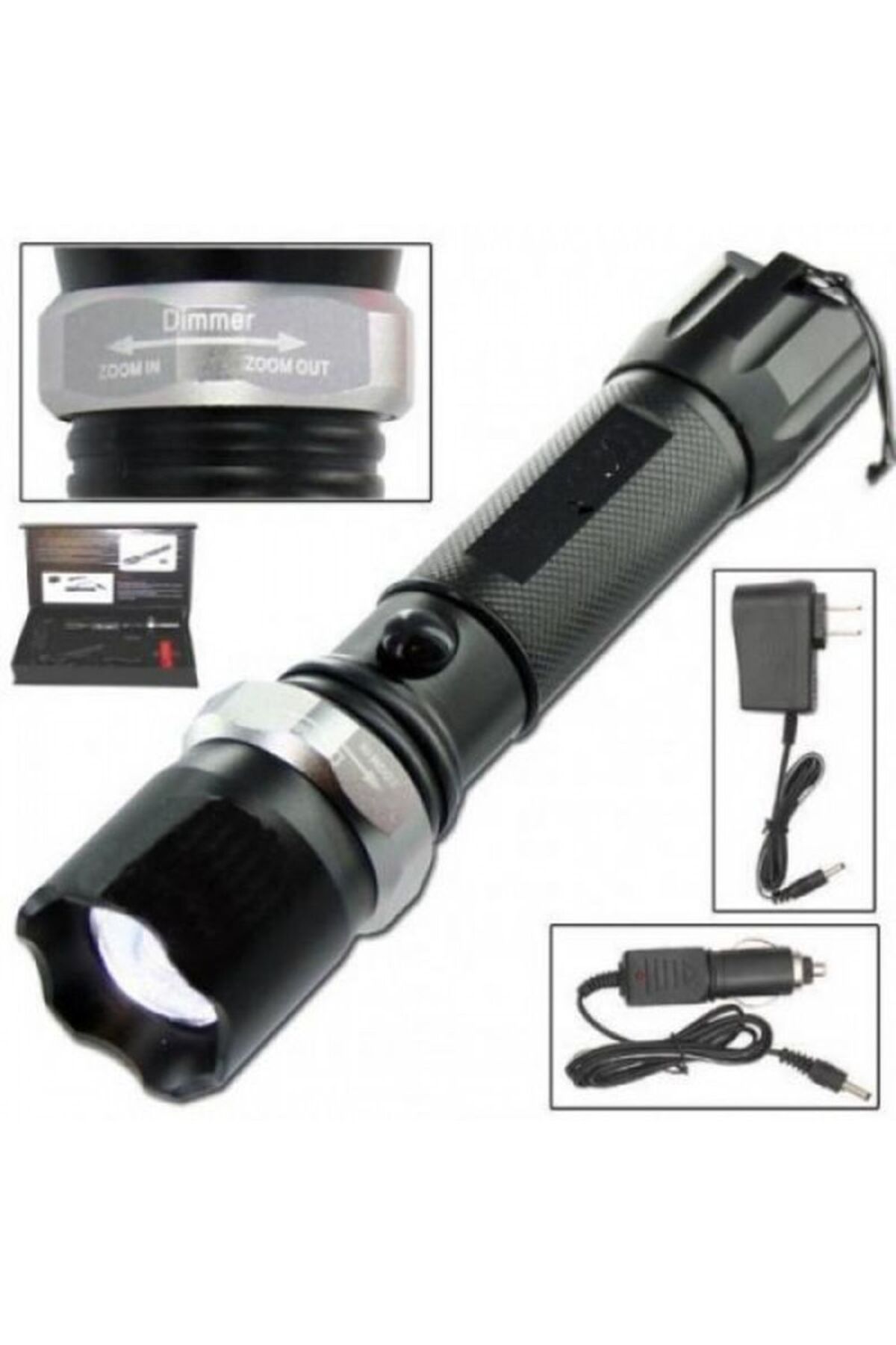swilex Zoomlu Şarjlı El Feneri F61873