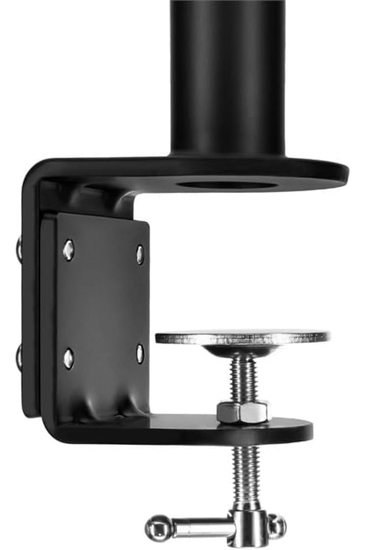Generic-Monoprice 105402 3-Way Adjustable Tilting Monitor Desk Mount Bracket, Black 5