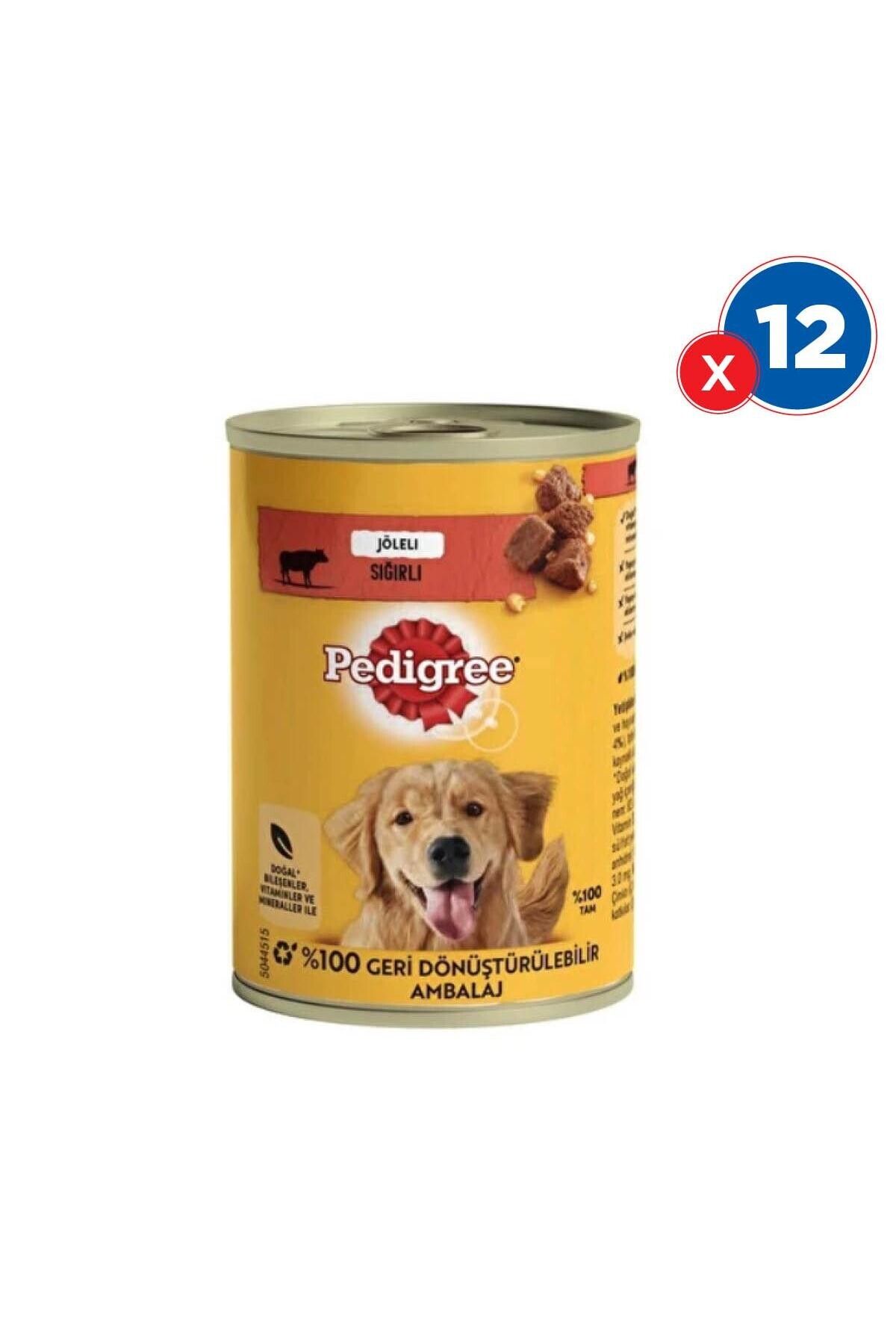 Pedigree Biftekli Konserve Köpek Maması 400 GrX12'li