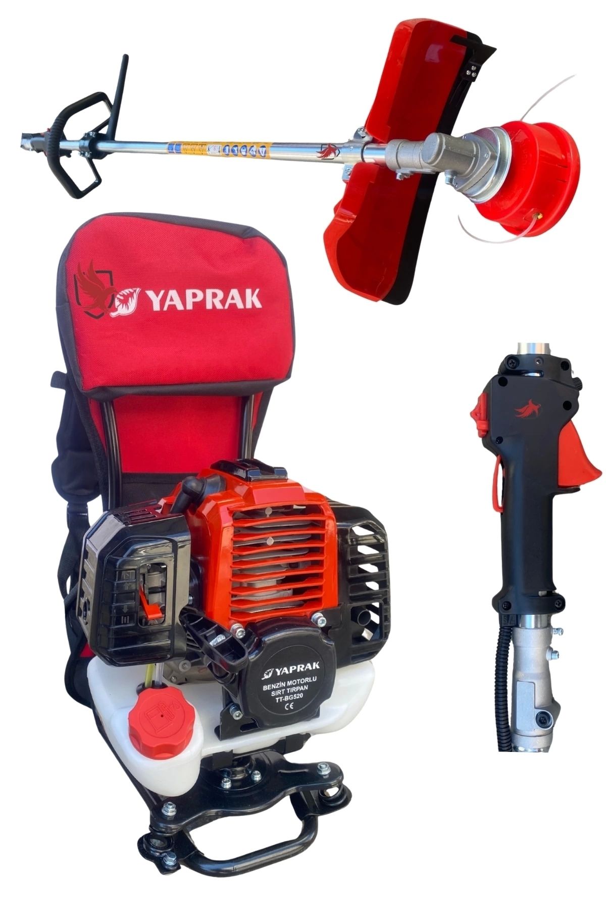 YAPRAK TT-BG520 Benzin Motorlu Sırt Tırpan 1.8 Hp