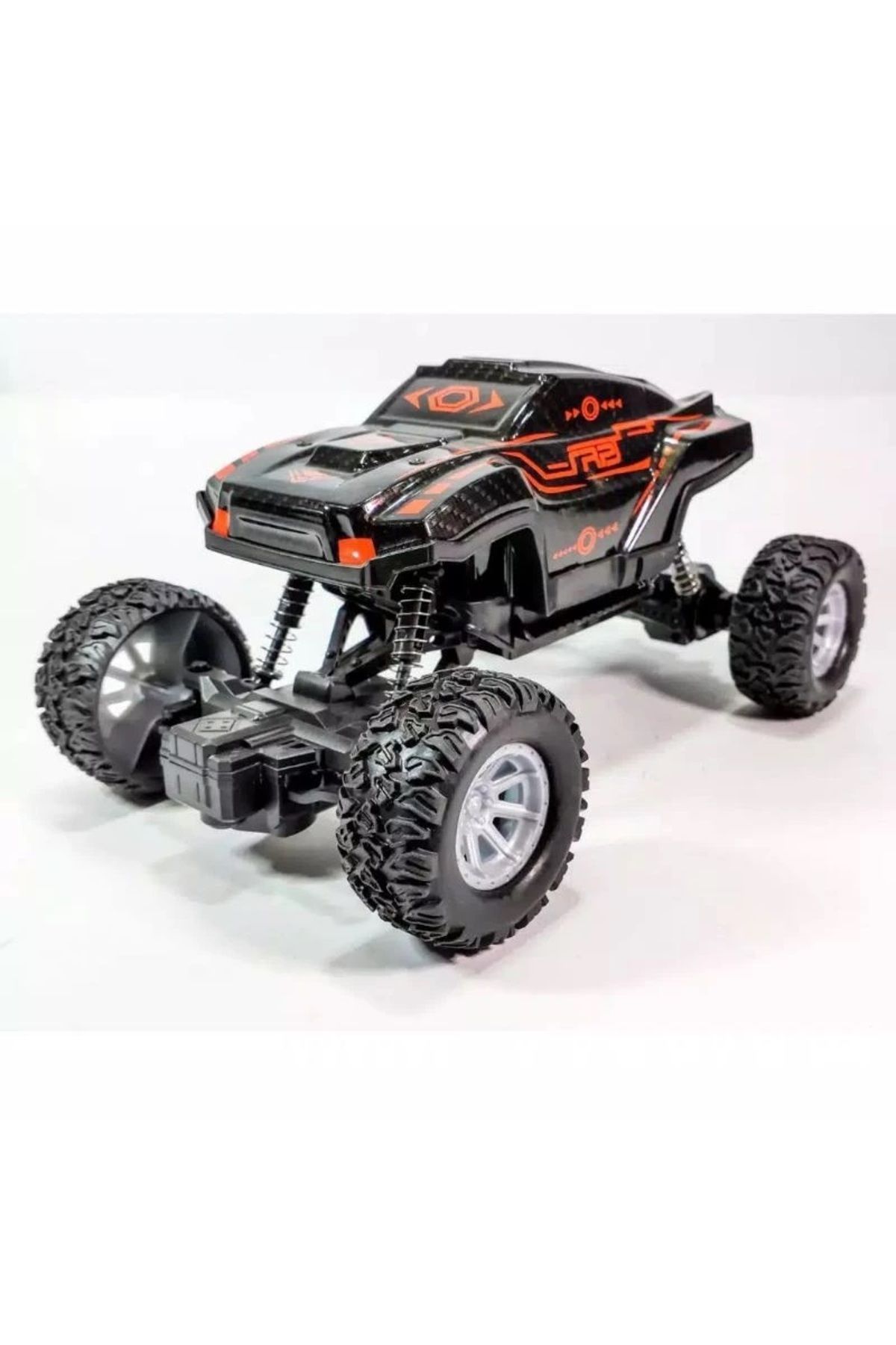 ETHEM Oyuncak Turuncu Rock Crawler Colorful Cool Lights Uzaktan Kumandalı Araba LH-C026