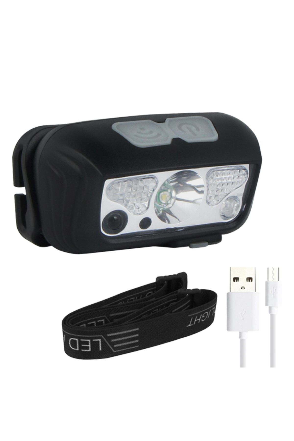 swilex CY-2088 LEDLİ USB ŞARJLI KAFA FENERİ