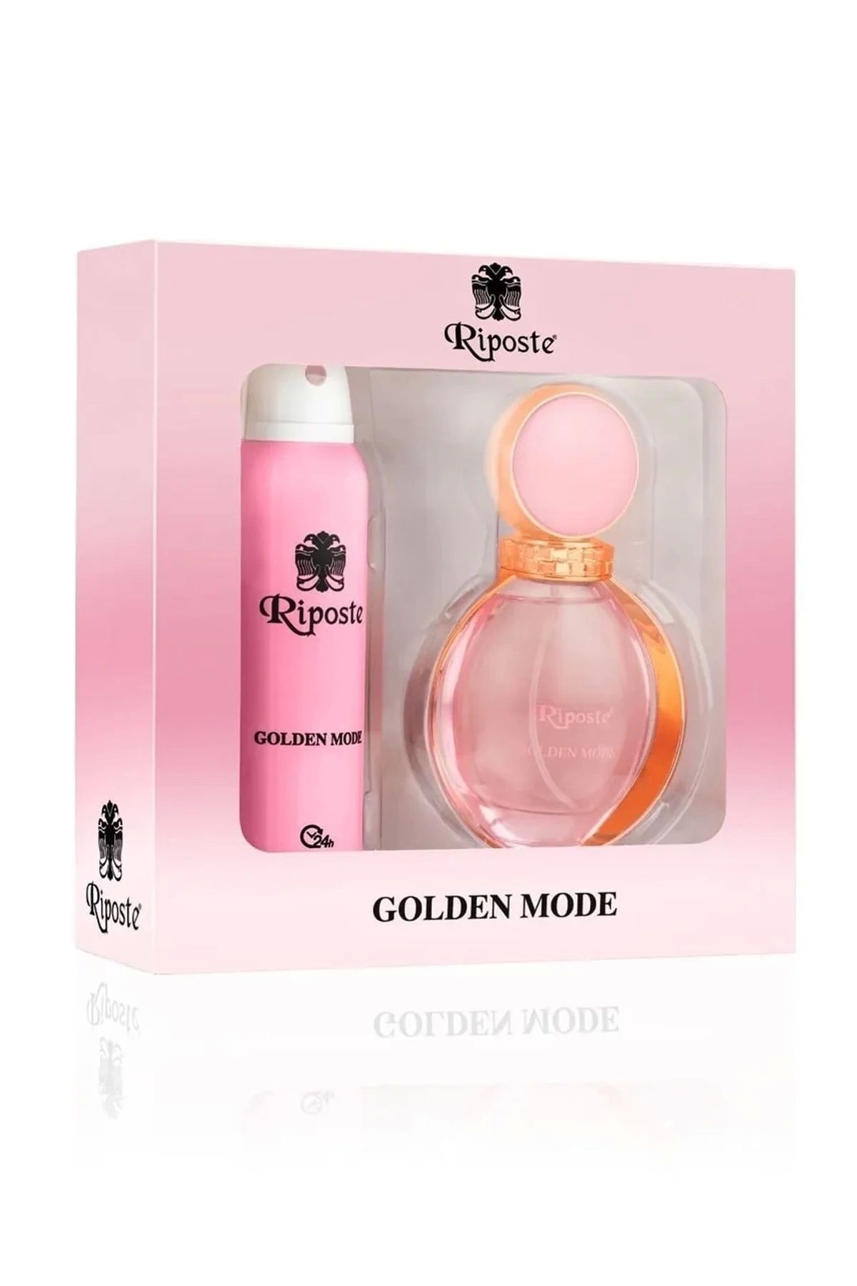 PRATİKOBA Riposte Kadın Parfüm & Deodorant Seti Golden Mode For Women 85 Ml